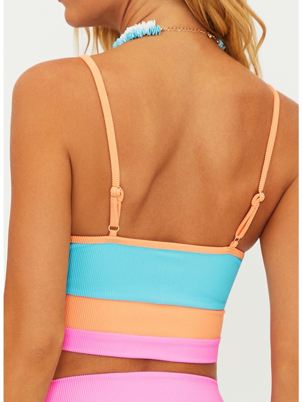 Beach Riot Eva Rib Colorblock Bikini Top - Picture 2 of 4